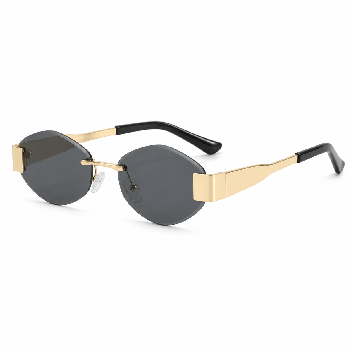 Rhombus Frameless Polygon Sunglasses – product view 2 | AVRENDI