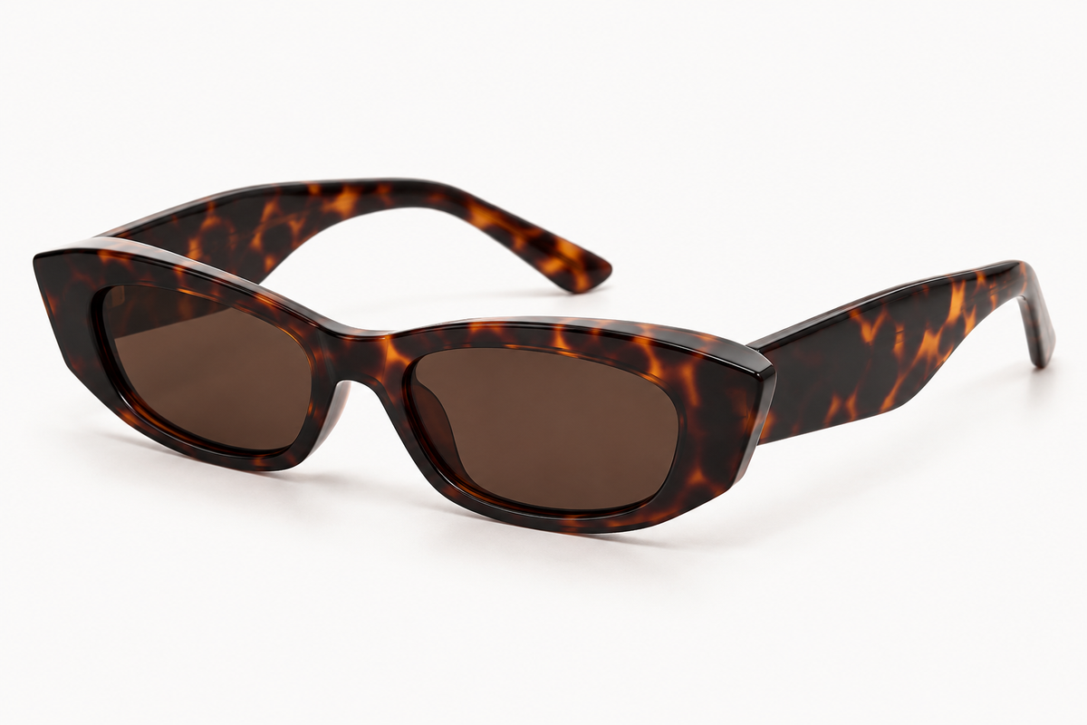 Narrow Polygon Cat-Eye Sunglasses – product view 3 | AVRENDI