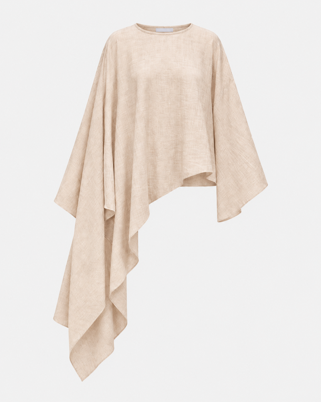 Asymmetric Draped Blouse & Wide Leg Pants 2-Piece Set