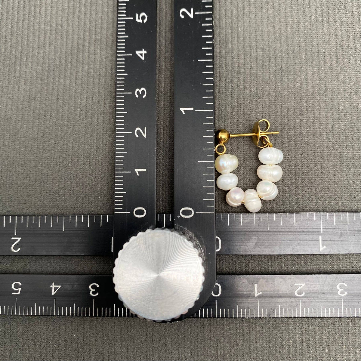 Freshwater Pearl 18K Gold-Plated Stainless Steel Earrings | AVRENDI