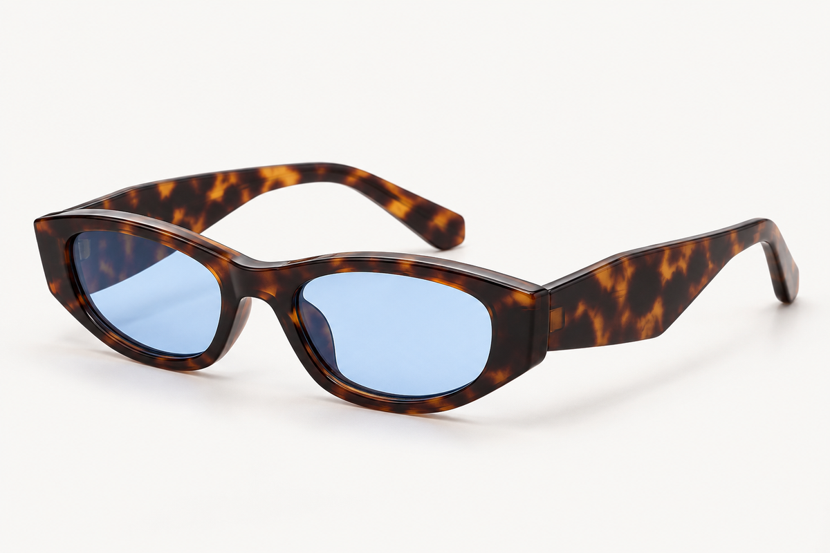 Narrow Polygon Cat-Eye Sunglasses – product view 4 | AVRENDI