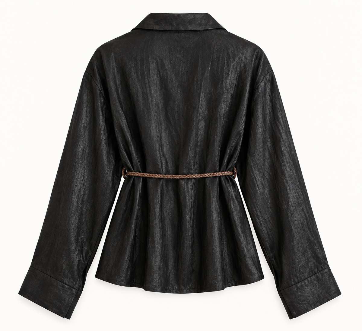 Chemise en viscose à ceinture