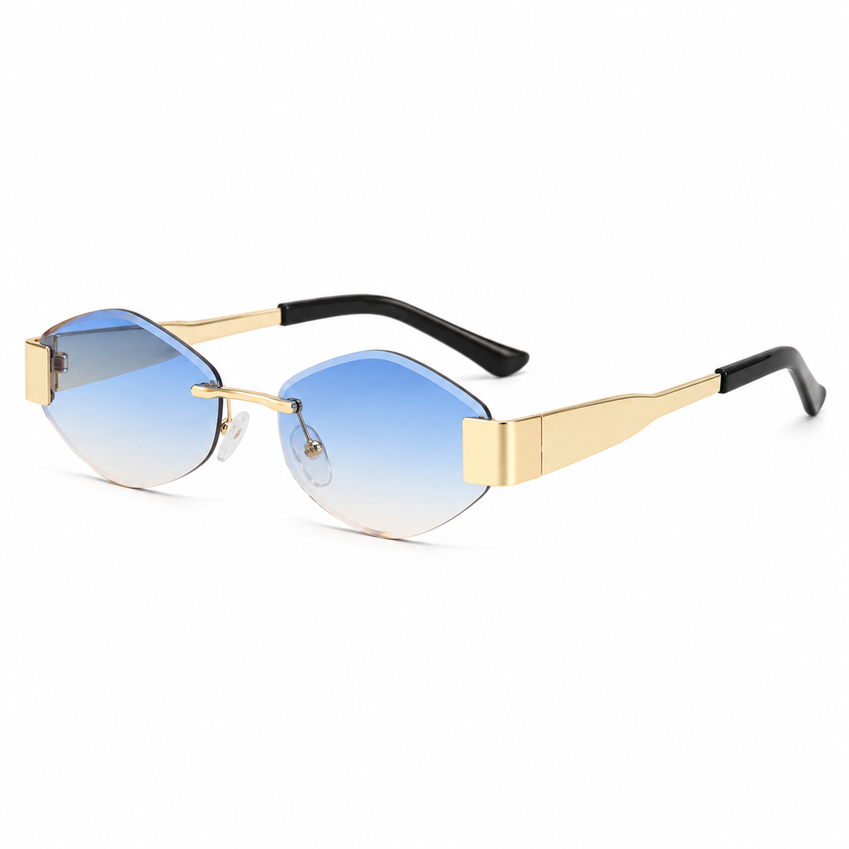 Rhombus Frameless Polygon Sunglasses – product view 6 | AVRENDI