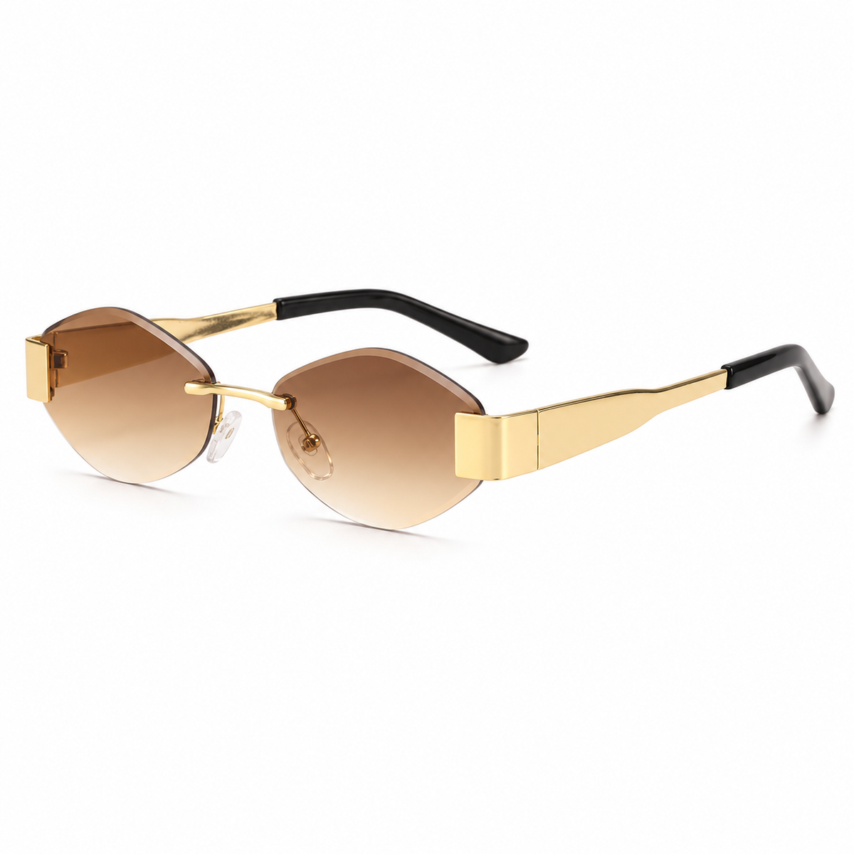Rhombus Frameless Polygon Sunglasses – product view 5 | AVRENDI