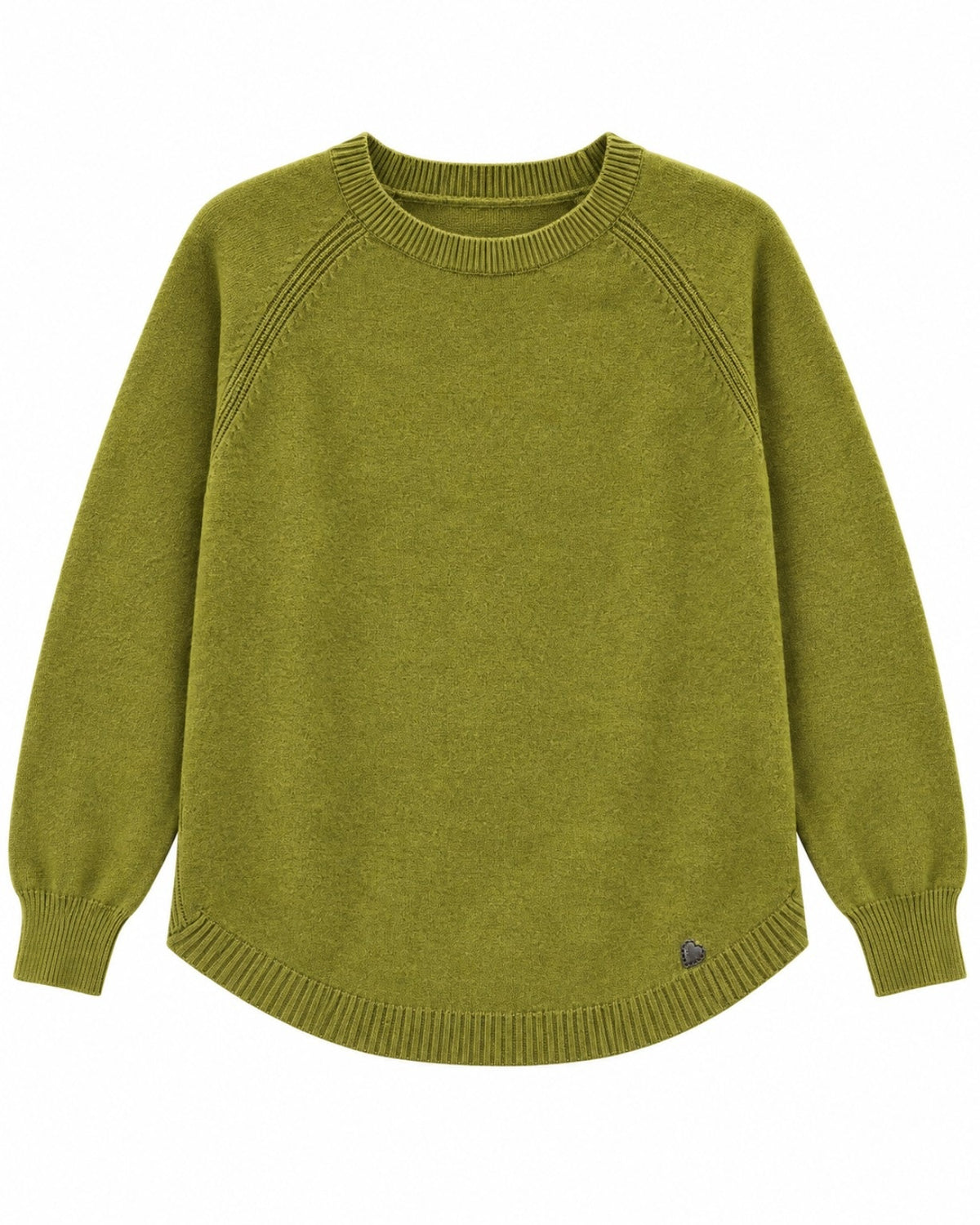 Pull à manches longues avec fermeture boutonnée au dos