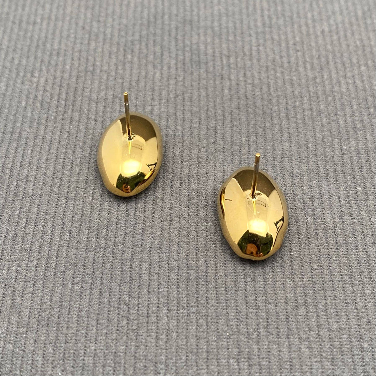 Sparkling Big Zircon 18K Gold-Plated Stainless Steel Earrings | AVRENDI